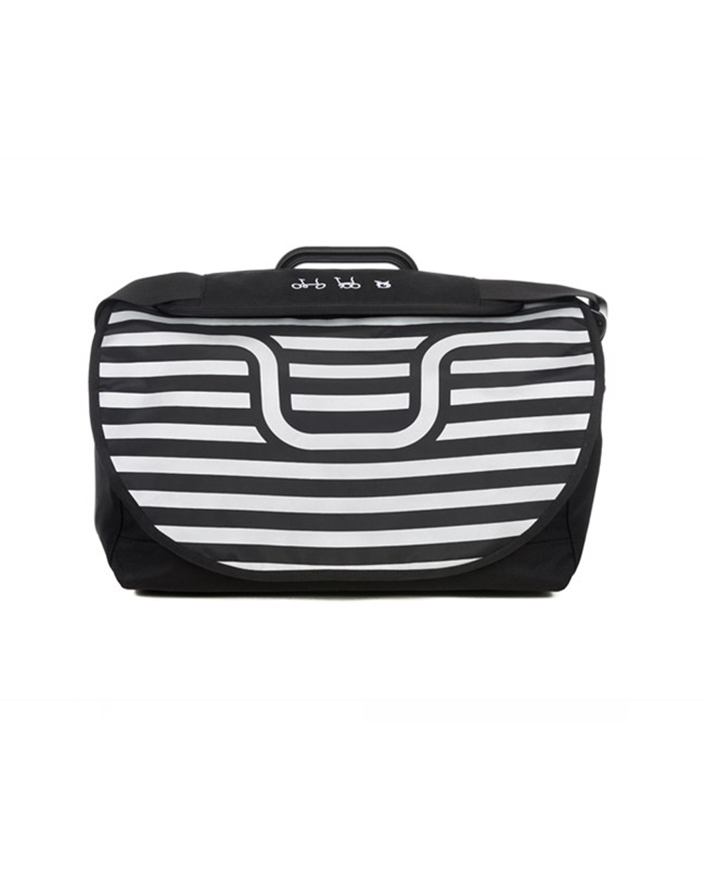 Q-Parts - Brompton S Bag Black / Handlebar print flap